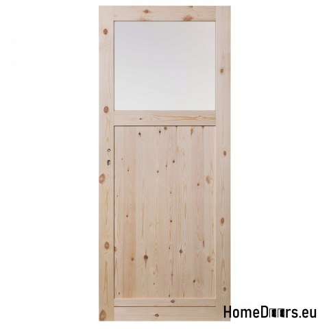 PINE DOORS BARK BEETLE DUO KNOTTED TOILET 70