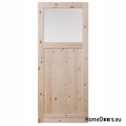 PINE DOORS BARK BEETLE DUO KNOTTED TOILET 90