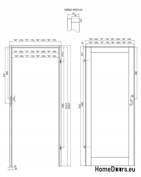 PINE DOORS BARK BEETLE QUATRO KNOTLESS TOILET 60/70/80/90 PINE DOORS BARK BEETLE QUATRO KNOTLESS TOILET 60/70/80/90