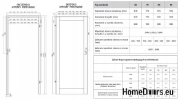 Porte interne Duo Eco Knotty full 60/70/80/90 olio