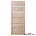 PINE DOORS BARK BEETLE QUINTET KNOT WC 60