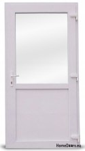Porte esterne in PVC 100/200 bianco
