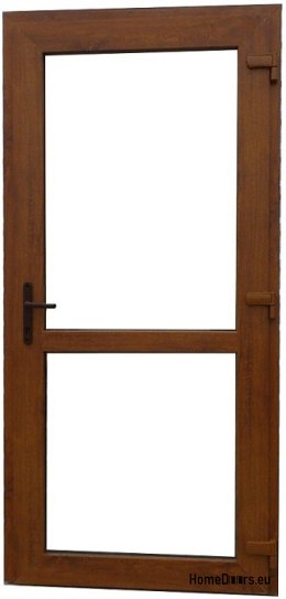 Porte esterne in PVC 100/200 rovere dorato