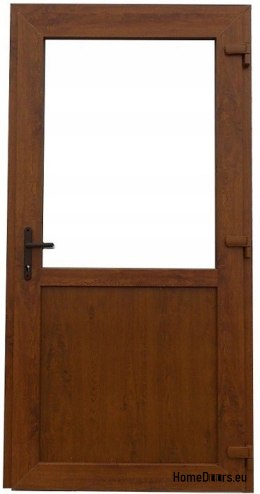Porte esterne in PVC 100/210 rovere dorato