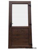Porte esterne in PVC 110/210 noce