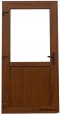 Porte esterne in PVC 110/210 rovere dorato