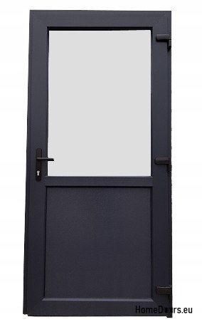 Shop porte esterne in PVC 90/200 antracite