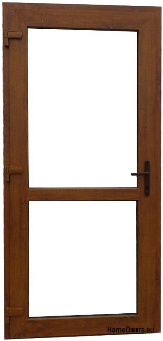 Porte esterne in PVC 90/200 rovere dorato