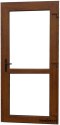 Porte esterne in PVC 90/200 rovere dorato