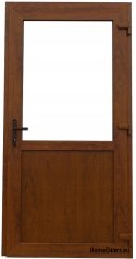 Porte esterne in PVC 90/200 rovere dorato
