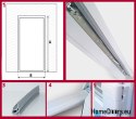 Porte esterne in PVC 90/200 rovere dorato