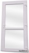 Shop Porte esterne in PVC 90/210 bianco