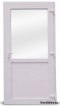Shop Porte esterne in PVC 90/210 bianco