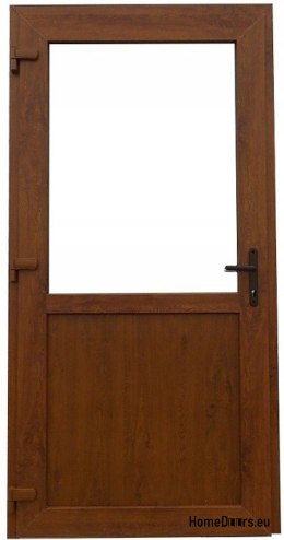 Porte esterne in PVC 90/210 rovere dorato