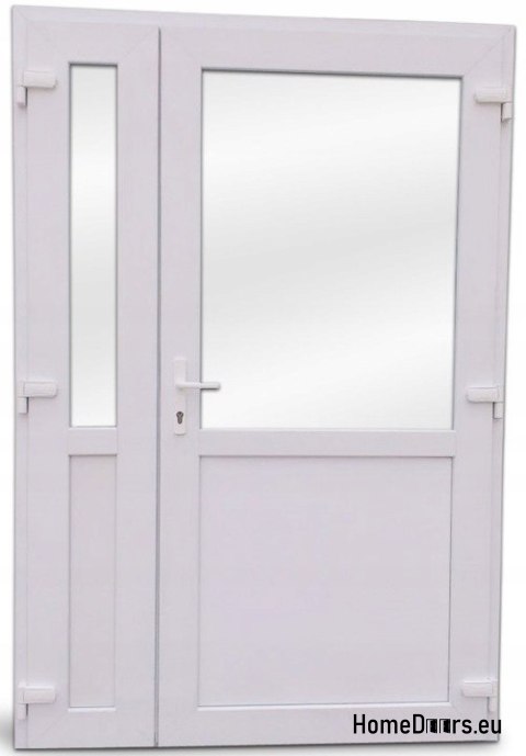 DRZWI ZEWNĘTRZNE PCV BIAŁE 125x210 DWUSKRZYDŁOWE DRZWI ZEWNĘTRZNE PCV BIAŁE 125x210 DWUSKRZYDŁOWE