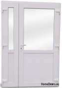 DRZWI ZEWNĘTRZNE PCV BIAŁE 160x210 DWUSKRZYDŁOWE