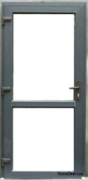 Shop porte esterne in PVC 90/200 antracite