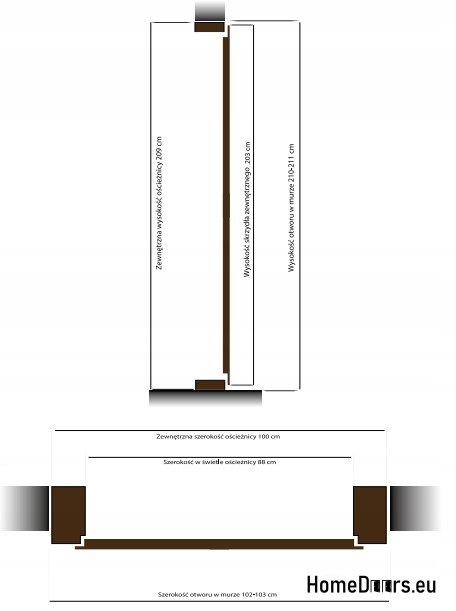 Porte esterne, piastra in legno DP21 72mm Porte esterne, piastra in legno DP21 72mm