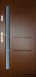 Porte esterne, pannello in legno DP3 72mm caldo
