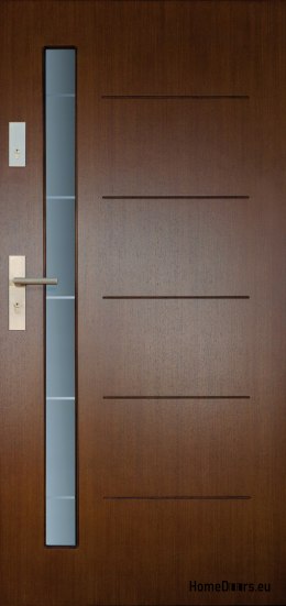 Porte esterne, pannello in legno DP3 72mm caldo