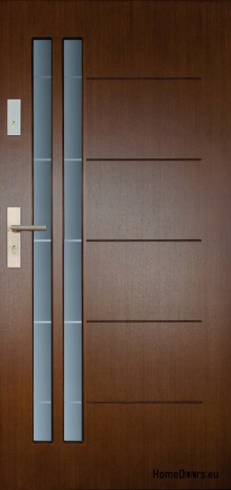 Porte esterne pannello in legno DP4 72mm caldo