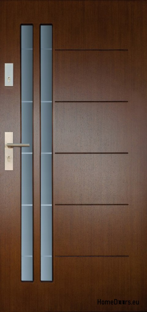 Porte esterne pannello in legno DP4 72mm caldo Porte esterne pannello in legno DP4 72mm caldo