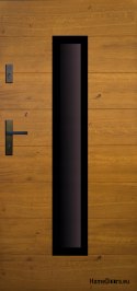 Porte esterne, piastra in legno DPC10 WARM