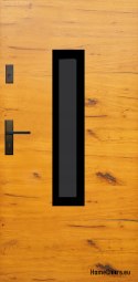 Porte esterne, piastra in legno DPC5 WARM