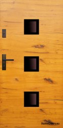 Porte esterne, piastra in legno DPC6 WARM
