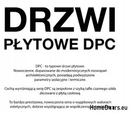 Porte esterne, piastra in legno DPC6 WARM