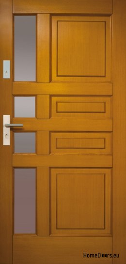 Porta esterna telaio in legno D1 CIEPŁE 68 mm