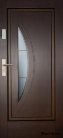 Porta esterna telaio in legno D14 WARM 68 mm