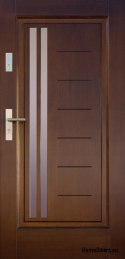 Porta esterna telaio in legno D21 WARM 68 mm