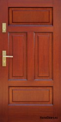 Porta esterna, telaio in legno D23A WARM 68mm