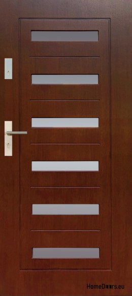 Porte esterne, piastra in legno DP1 72mm caldo