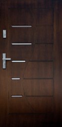 Porte esterne, piastra in legno DP2 72mm caldo
