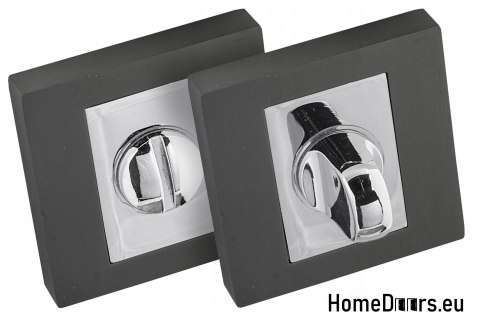 KLAMKA DRZWIOWA ZOYA GRAFIT CHROM