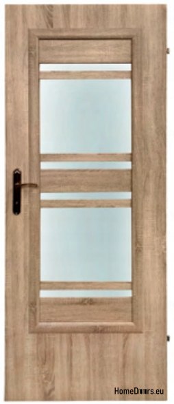 Porta della camera con vetro interno Ahaja 3 80