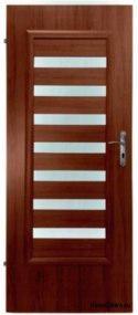 Porta della camera con vetro interno Szeloba 80