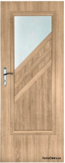 Porte bagno con vetro interno Sadr 70