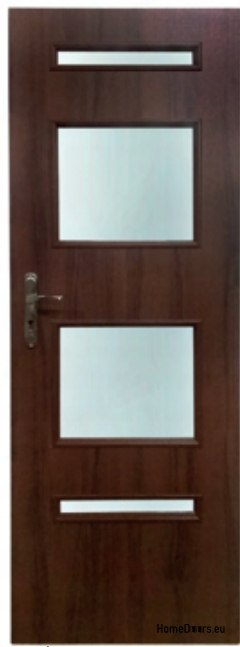 Porta camera con vetro interno Casandra 60