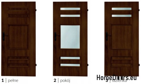 Porte delle camere con vetro interno Volans 80 Porte delle camere con vetro interno Volans 80