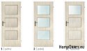 Porte della camera con vetro interno Hugo 80