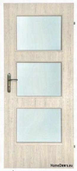 Porte della camera con vetro interno Hugo 90