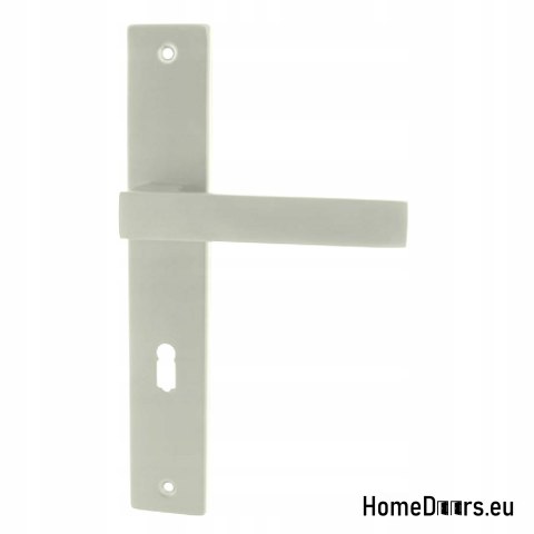 KLAMKA DRZWIOWA PRZEBICIE KLUCZ KABO NIKIEL SATYNA