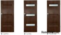Porte bagno con vetro interno Antares 70