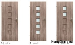 Porte bagno con vetro interno Hamal 60
