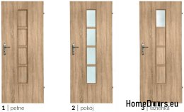 Porte bagno con vetro interno Jantar 70