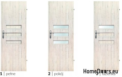 Porte bagno con vetro interno Oris 60 Porte bagno con vetro interno Oris 60