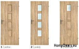 Porte bagno con vetro interno Szargot 60